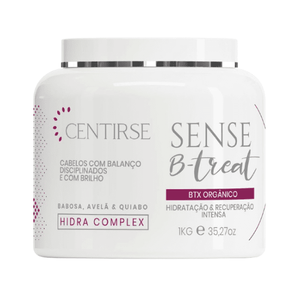#botoxsemformolbrancocentirse Btx Capilar Orgânico Centirse B-Treat 1kg – Alinhamento e Brilho Intenso - Imagem 1