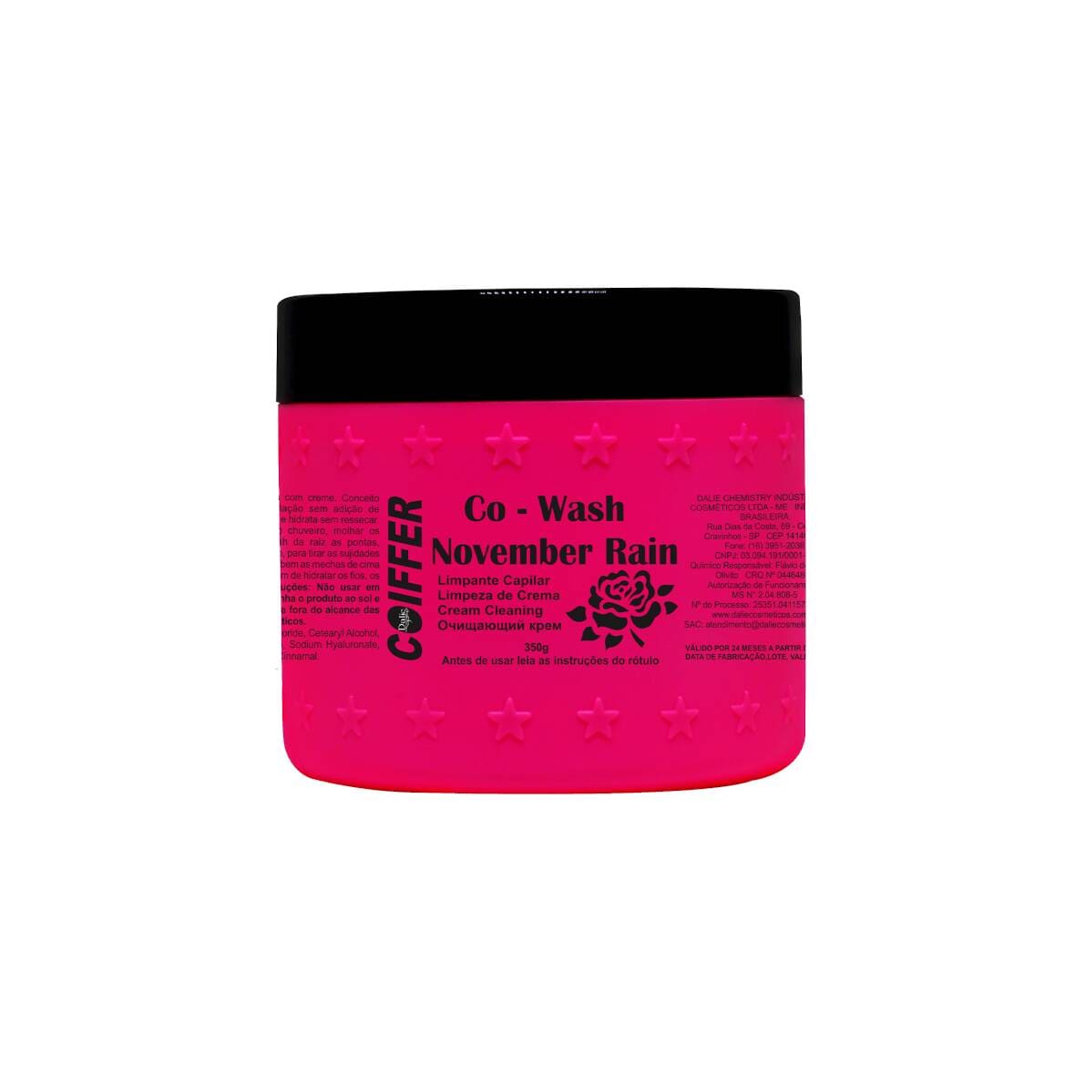 15165576417-site-2670-co-wash-november-rain-350g-site.jpg Shampoo Co-Wash November Rain Coiffer 350g Limpeza Suave - Imagem 1