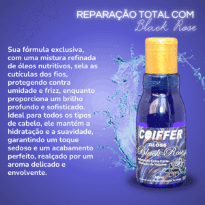 Gloss Black Rose Coiffer – Brilho e Proteção para seus Cabelos - Imagem 5