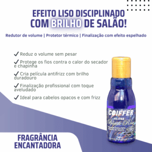 Gloss Black Rose Coiffer – Brilho e Proteção para seus Cabelos - Imagem 2