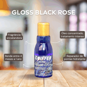 Gloss Black Rose Coiffer – Brilho e Proteção para seus Cabelos - Imagem 4