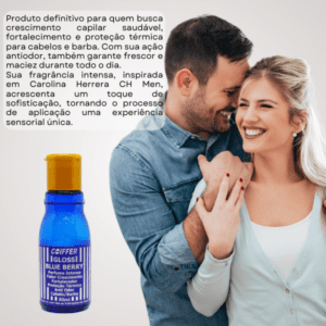 Gloss Blue Berry Coiffer 80ml – Proteção Térmica e Brilho Intenso - Imagem 3
