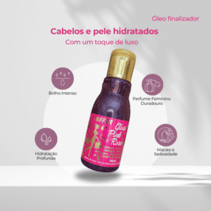 Gloss Pink Rose Coiffer 80ml Finalizador para Cabelos - Imagem 4