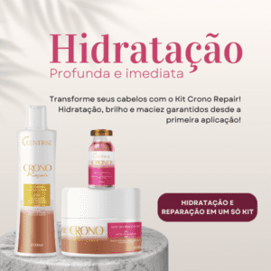 Kit Hidratação Capilar  Crono Repair Centirse 3 produtos - Imagem 2