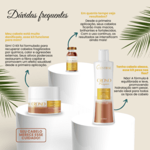 Kit de Reconstrução e Umectação Crono Repair Centirse - Imagem 4