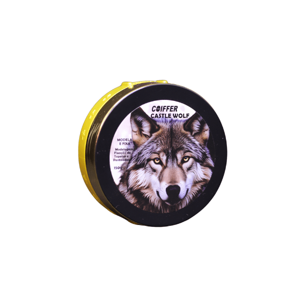 #pomadawolf Castle Wolf Modela E Fixa Coiffer 150G - Imagem 1