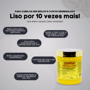 Mascara Acida Coiffer 500g - Imagem 4