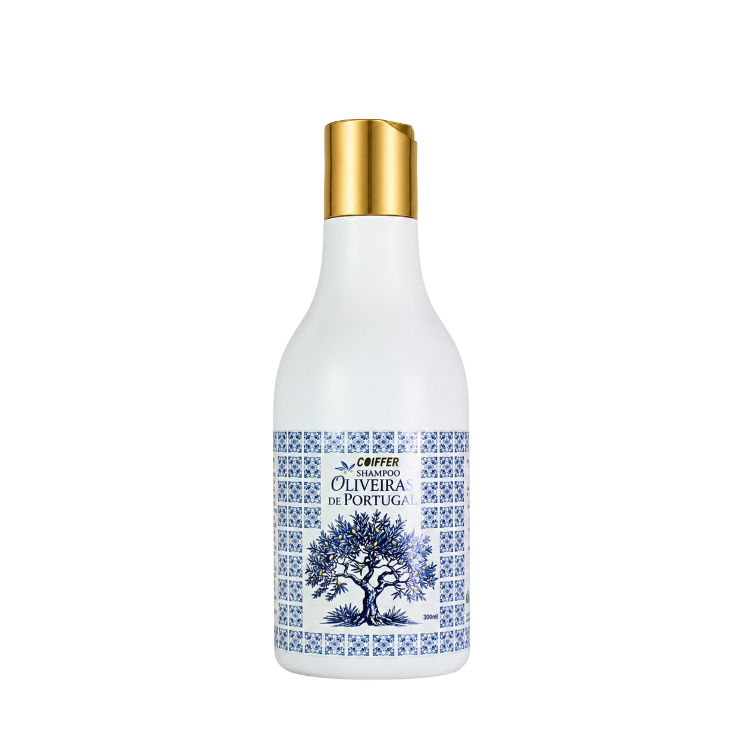 15560450035-6933-shampoo-oliveiras-de-portugal-300ml-fundo-branco-2.png Shampoo Oliveiras De Portugal Coiffer 300ML - Imagem 1